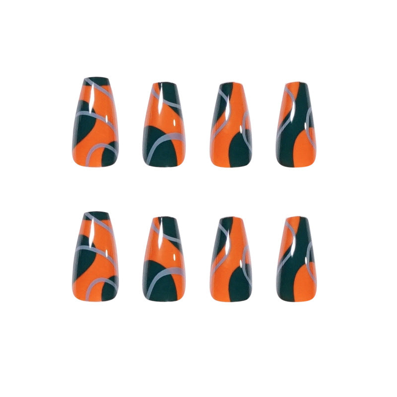 Mixe naranja y verde